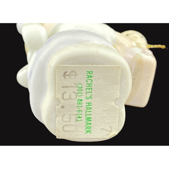 1979 Precious Moments E-3120 " To Thee With Love " Jonathan & David Hourglass - Picture 6 of 6